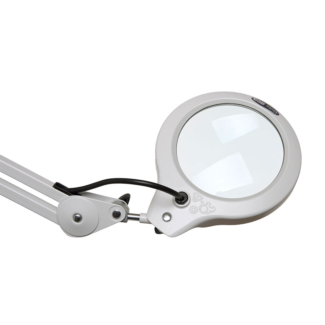 Close up of arm joint of LFM LED G2 Bench Magnifier