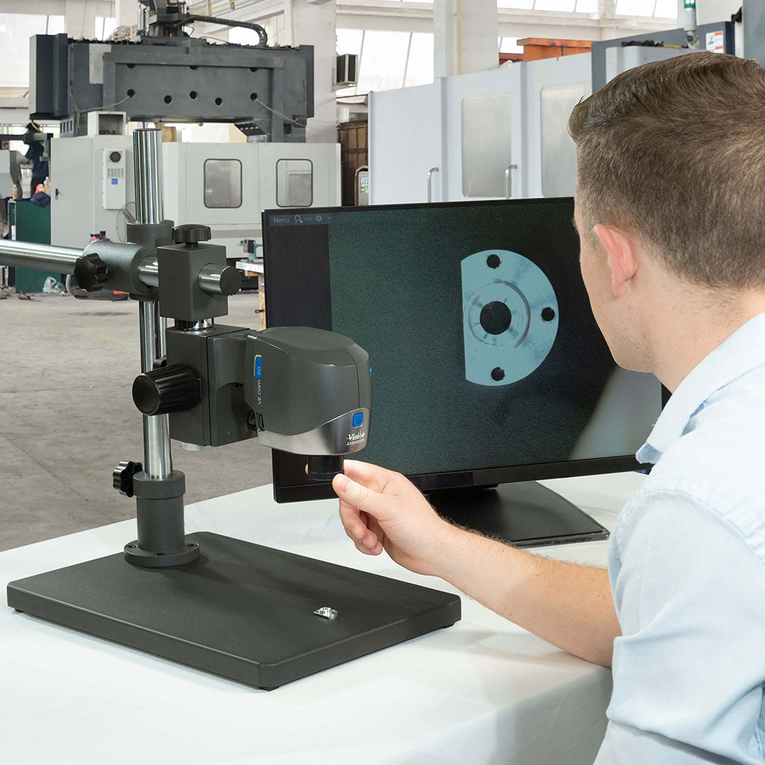 Microscope Bench Installation VE Cam 50 digital microscope, boom stand 22